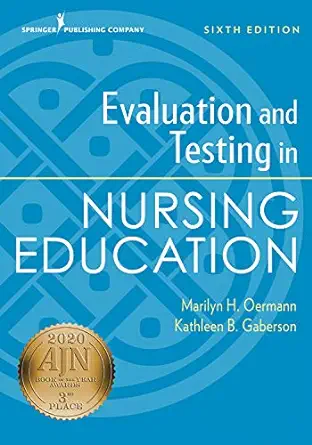 Evaluation and Testing in Nursing Education, 6th Edition (EPUB)