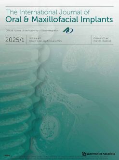 The International Journal of Oral & Maxillofacial Implants, 01/2025 (True PDF)