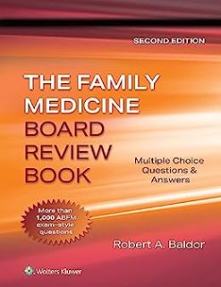 Family Medicine Board Review Book: Multiple Choice Questions & Answers, 2nd Edition (EPUB)
