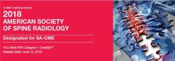 2018 American Society of Spine Radiology (Videos)