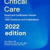 Critical Care: Board and Certification Review, 2022 Edition (AZW3 + EPUB + Converted PDF)