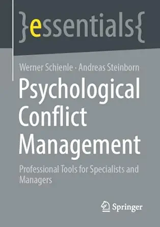 Psychological Conflict Management: Professional Tools for Specialists and Managers (essentials) (EPUB)