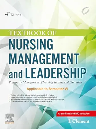 Textbook of Nursing Management and Leadership, 4th Edition (True PDF from Publisher)
