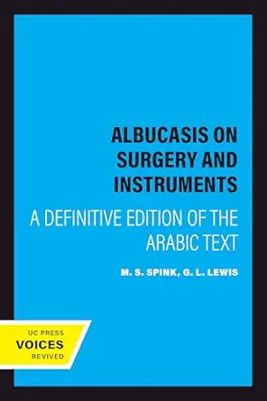 Albucasis On Surgery and Instruments: A Definitive Edition of the Arabic Text (EPUB)