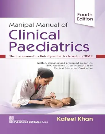 Manipal Manual of Clinical Paediatrics (Original PDF from Publisher)