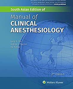 Manual of Clinical Anesthesiology South Asian Edition, 2ed (Original PDF from Publisher)