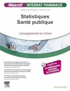 Statistiques – Santé publique: L’enseignement en fiches (French Edition) (True PDF from Publisher)