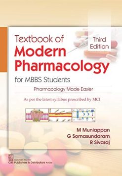 Textbook of Modern Pharmacology for MBBS Students (ORIGINAL PDF from Publisher)