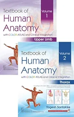 Textbook of Human Anatomy with Color Atlas and Clinical Integration Volume 1(Upper Limb) & 2(Thorax) (Original PDF from Publisher)