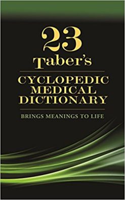 Taber’s Cyclopedic Medical Dictionary, 23rd Edition (Original PDF)