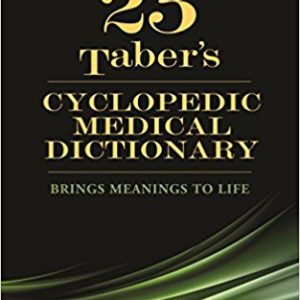 Taber’s Cyclopedic Medical Dictionary, 23rd Edition (Original PDF)