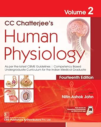 CC Chatterjee Human Physiology: Volume 2, 14th Edition (Original PDF from Publisher)