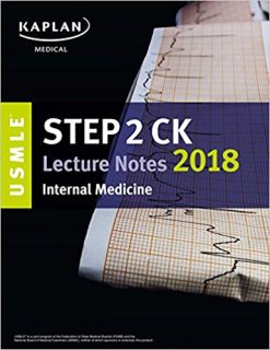 USMLE Step 2 CK Lecture Notes 2018: Internal Medicine (USMLE Prep) (EPUB)