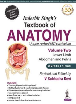Inderbir Singh’S Textbook Of Anatomy Volume 2 Lower Limb, Abdomen and Pelvis, 7th Edition (Original PDF from Publisher)