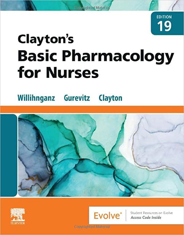 Clayton’s Basic Pharmacology for Nurses, 19th edition (Original PDF from Publisher)