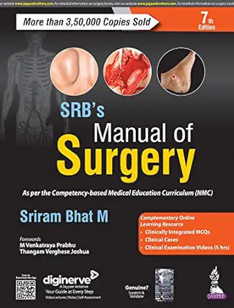 SRB’s Manual of Surgery, 7th edition (azw3+ePub+Converted PDF)