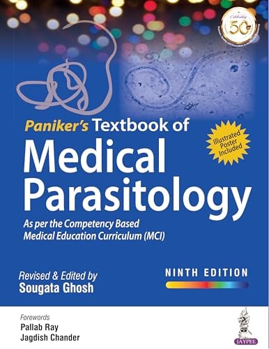 Paniker’s Textbook of Medical Parasitology: As Per the Competency Based Medical Education Curriculum (MCI), 9th Edition (Scanned PDF)