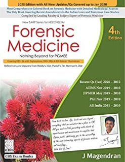 FORENSIC MEDICINE NOTHING BEYOND FOR PGMEE, 4th Edition (Original PDF from Publisher)