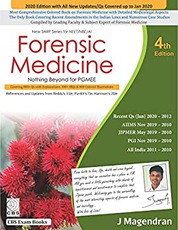 FORENSIC MEDICINE NOTHING BEYOND FOR PGMEE, 4th Edition (Original PDF from Publisher)