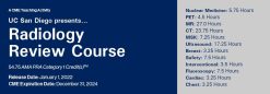 UCSD Presents Radiology Review Course 2022 (Videos)