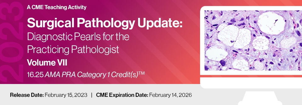 2023 Surgical Pathology Update: Diagnostic Pearls for the Practicing Pathologist: Vol. VII (Videos)