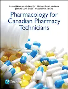 Pharmacology for Canadian Pharmacy Technicians (True PDF)
