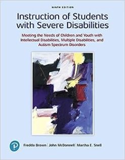 Instruction of Students with Severe Disabilities, 9th Edition (Original PDF from Publisher)