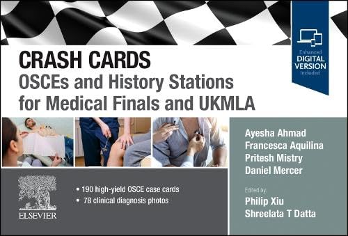 Crash Cards: OSCEs and History Stations for Medical Finals and UKMLA (ePub+Converted PDF)