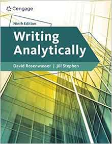 Writing Analytically, 9th Edition (Original PDF from Publisher)