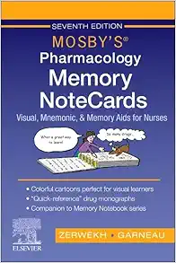Mosby’s Pharmacology Memory NoteCards, 7th Edition (Original PDF from Publisher)