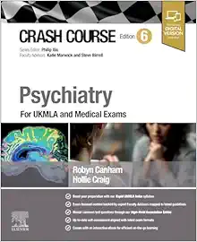 Crash Course Psychiatry: For UKMLA and Medical Exams, 6th Edition (True PDF from Publisher)