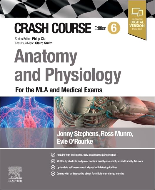Crash Course Anatomy and Physiology: For the MLA and Medical Exams, 6th edition (True PDF)