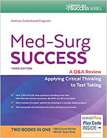 Med-Surg Success: NCLEX-Style Q&A Review (Davis’s Q&A Success), 3rd Edition (EPUB)