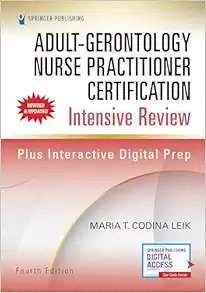 Adult-Gerontology Nurse Practitioner Certification Intensive Review – Comprehensive Exam Prep with Interactive Digital Prep and Robust Study Tools, 4th Edition (EPUB)