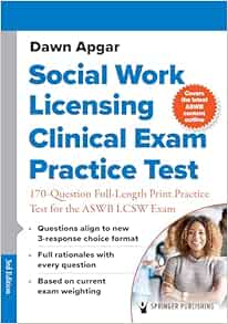 Social Work Licensing Clinical Exam Practice Test: 170-Question Full-Length Print Practice Test for the ASWB LCSW Exam, 3rd Edition (EPUB)