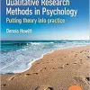 Introduction to Qualitative Research Methods in Psychology: Putting Theory Into Practice, 4th Edition (Original PDF from Publisher)