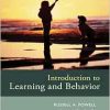 Introduction to Learning and Behavior, 5th Edition (Original PDF from Publisher)