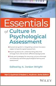 Essentials of Culture in Psychological Assessment (Essentials of Psychological Assessment) (Original PDF from Publisher)