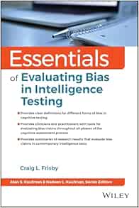 Essentials of Evaluating Bias in Intelligence Testing (Essentials of Psychological Assessment) (Original PDF from Publisher)