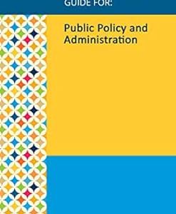 Gale Researcher Guide for: Public Policy and Administration (EPUB)