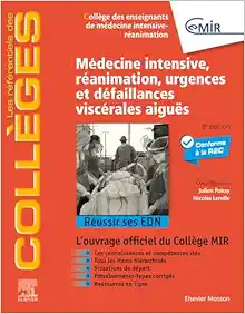 Médecine Intensive, réanimation, urgences et défaillances viscérales aiguës: Réussir ses EDN, 8th edition (True PDF from Publisher)