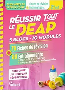Réussir tout le DEAP en 75 fiches de révision et 80 entrainements – Pour les auxiliaires de puériculture: 5 blocs – 10 Modules – Adapté au nouveau référentiel AP, 2nd Edition (Original PDF from Publisher)
