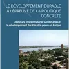 Le développement durable à l’épreuve de la politique concrète: Quelques réflexions sur la santé publique, le développement durable et le genre en Afrique (French Edition) (Original PDF from Publisher)