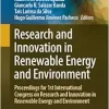 Research and Innovation in Renewable Energy and Environment: Proceedings for 1st International Congress on Research and Innovation in Renewable Energy … (Earth and Environmental Sciences Library) (Original PDF from Publisher)