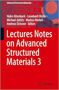 Lectures Notes on Advanced Structured Materials 3 (Advanced Structured Materials, 226) (Original PDF from Publisher)