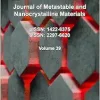 Journal of Metastable and Nanocrystalline Materials Vol. 39 (Original PDF from Publisher)