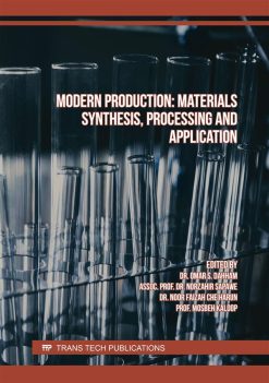 Modern Production: Materials Synthesis, Processing and Application (Original PDF from Publisher)