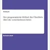 Der programmierte Zelltod. Ein Überblick über die verschiedenen Arten (German Edition) (Original PDF from Publisher)