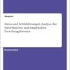 Stress und Schlafstörungen. Analyse der theoretischen und empirischen Forschungsliteratur (German Edition) (Original PDF from Publisher)
