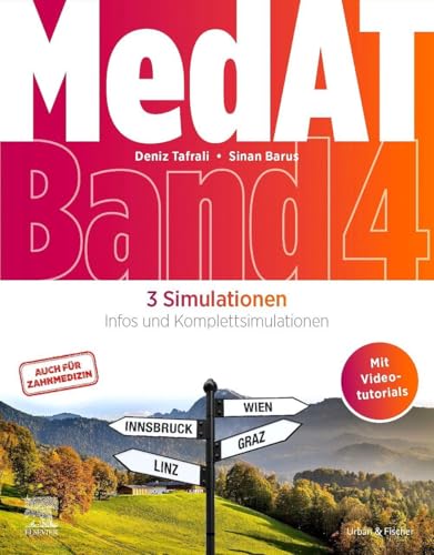 MedAT 3 Simulationen (Band 4): Infos und Komplettsimulationen (True PDF from Publisher)